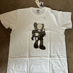 Uniqlo Kaws Clean Slate Tee T Shirt sz XL Brand New With Tags White